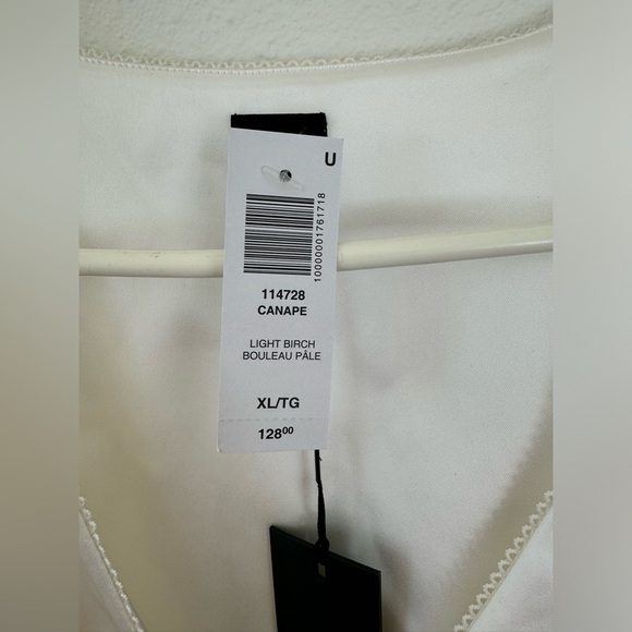 Aritzia Canape Satin Light Birch Top NWT - Picture 5 of 9